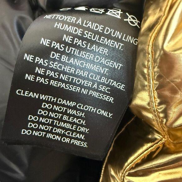 MACKAGE Boy’s Charlee Metallic Puffer Vest Size 10 - Picture 10 of 12